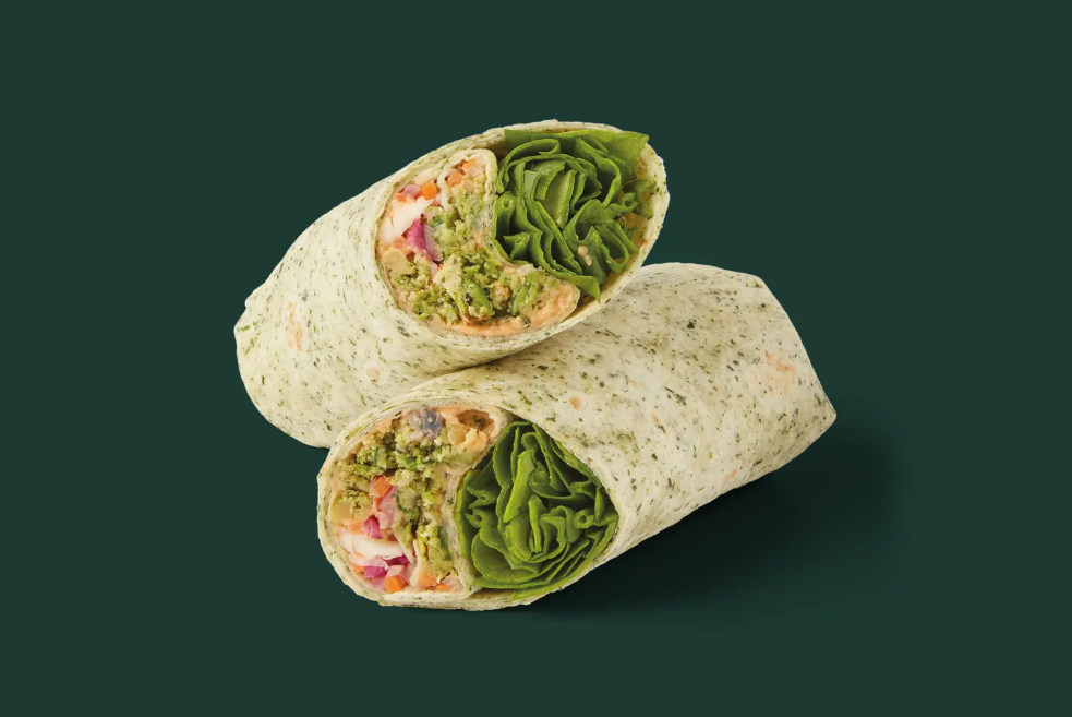 Spinach & Pea Falafel Wrap - Starbucks