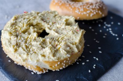 Hummus Bagel