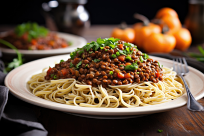 Vegan Lentil Bolognese