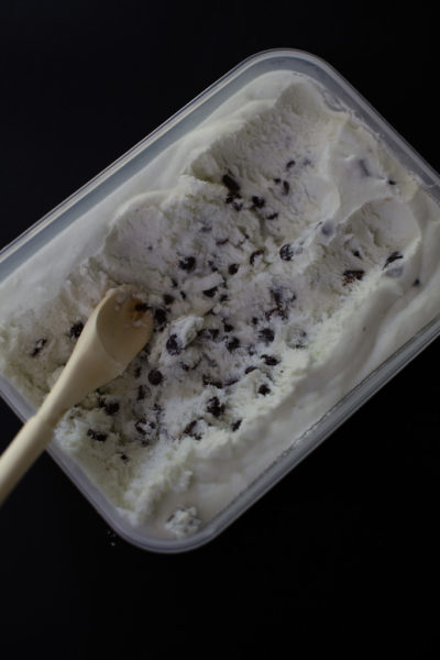 Mint chocolate chip ice cream