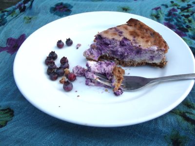 Blueberry cheesecake