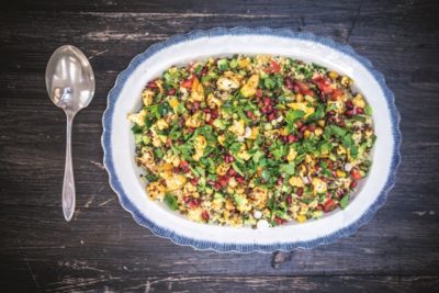 Vegan cauliflower tabouleh