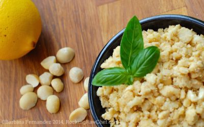 Vegan crumbly cheese