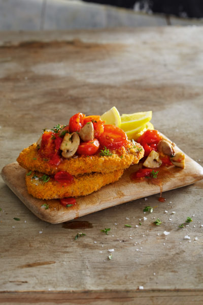 Vegan Fry's schnitzel