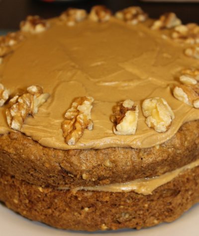 Vegan Coffee & Walnut Cake