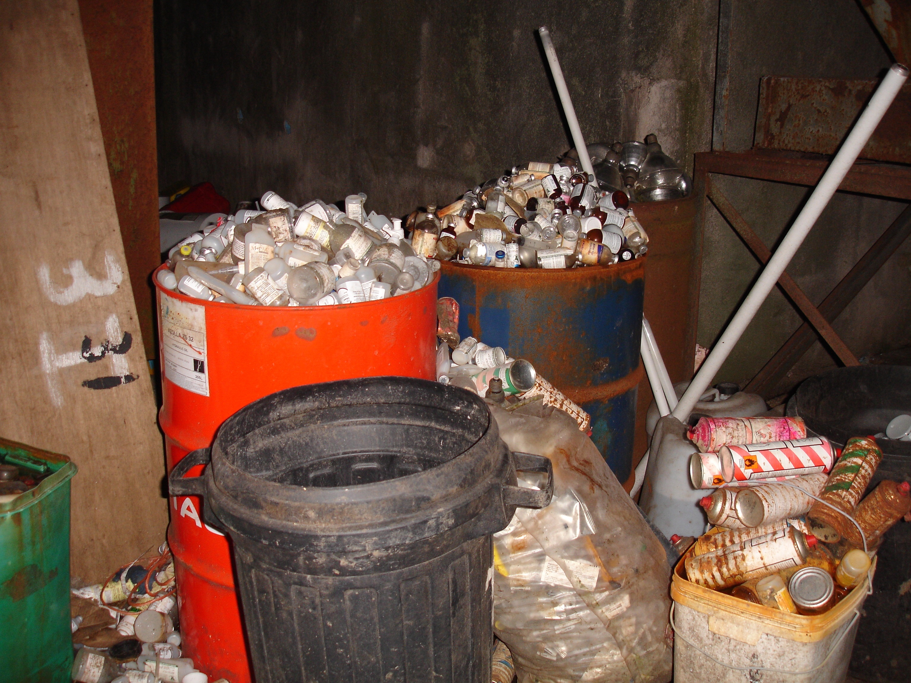 Filth on a factory farm