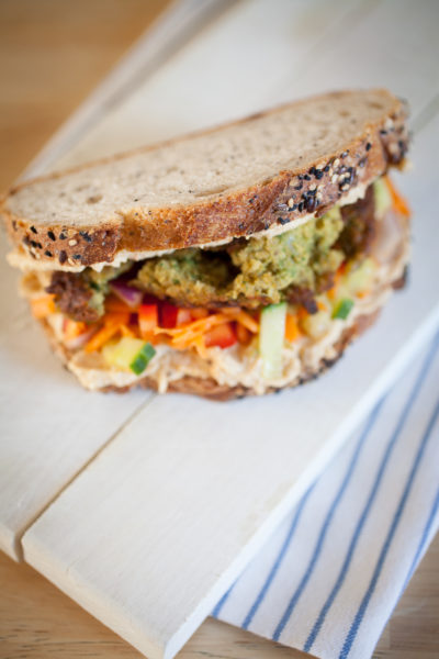 Falafel & Hummus Sandwich