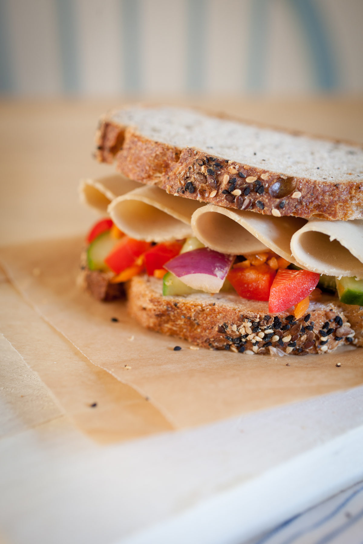 Vegan cheatin' chicken sandwich