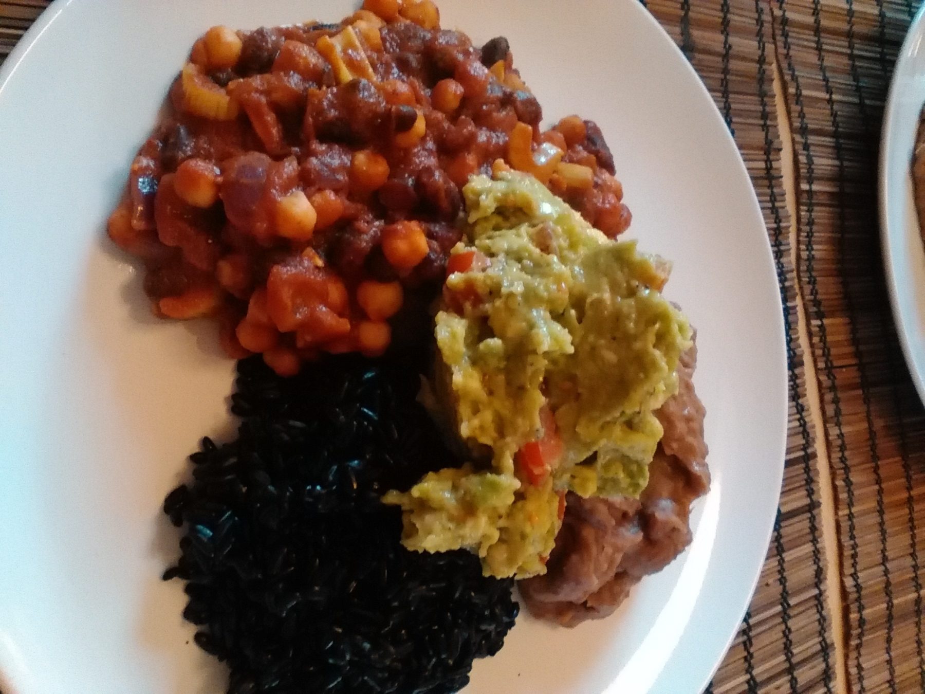 Vegan mex plate