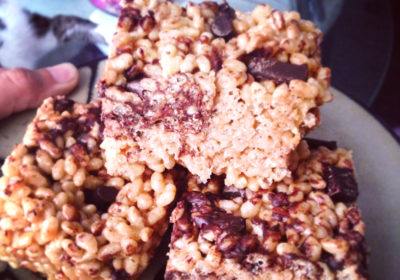Vegan chocolate crispy treats