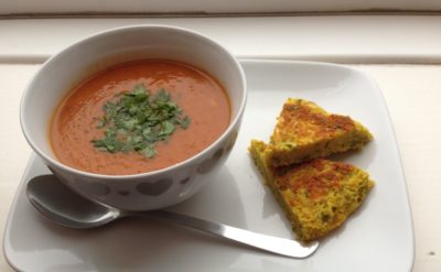 Marrow and carrot soup