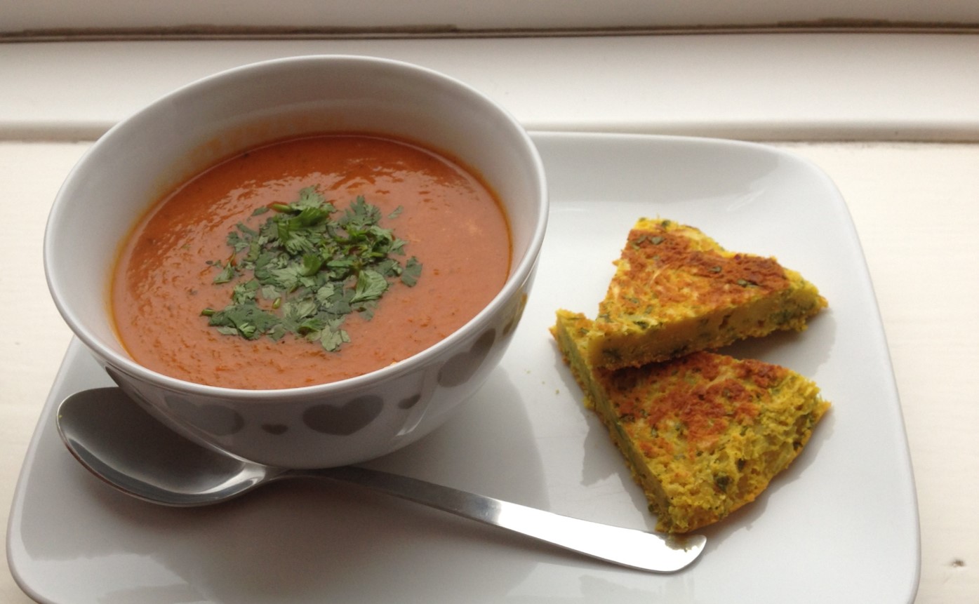 Marrow and carrot soup