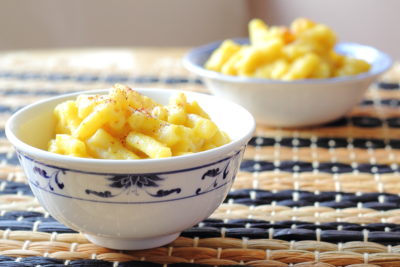 Pumpkin macaroni vegan cheese