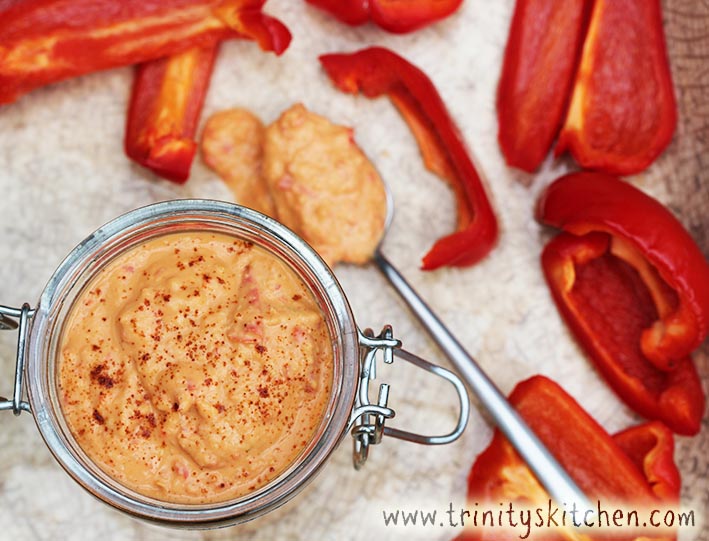 Roasted Red Pepper Hummus