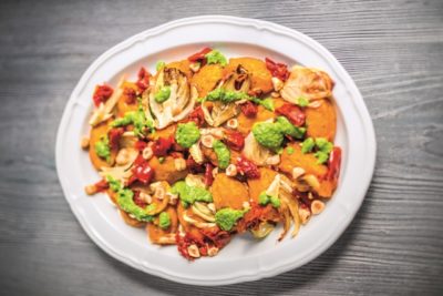 Vegan squash gnocci