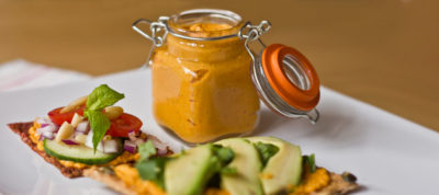 Red pepper cashew cream