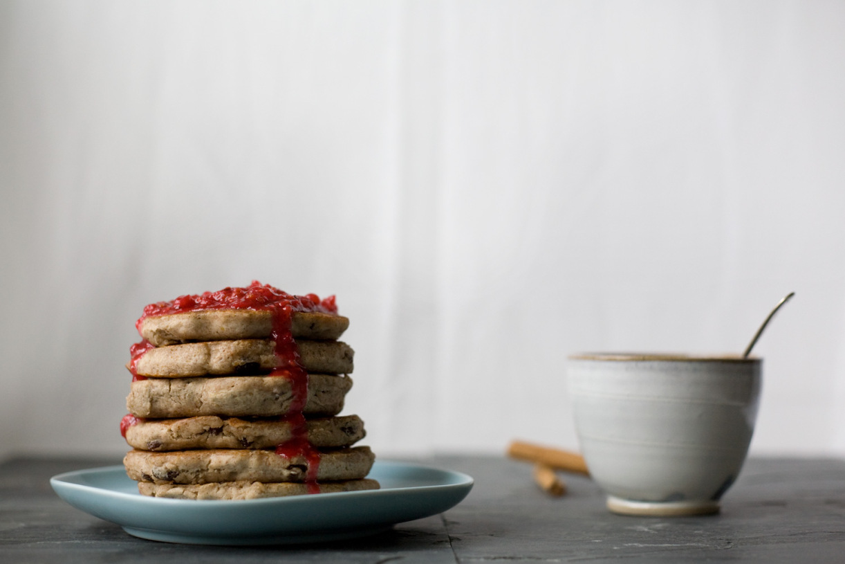 Vegan cinnamon pancakes