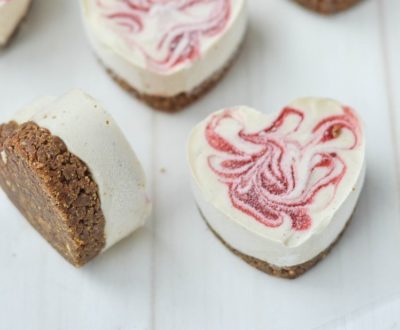 Vegan heart cake