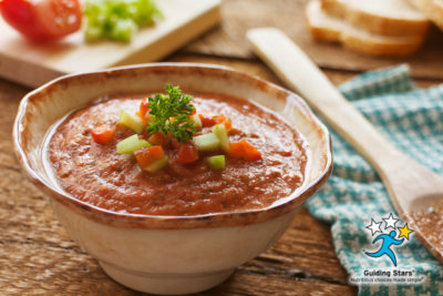 Grilled Tomato Gazpacho