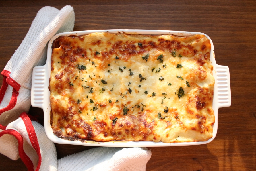Roasted Aubergine Lasagne