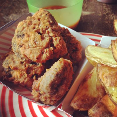 Vegan Fried Chicken in a box