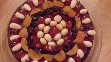 Simple Sweet Mincemeat Christmas Cake