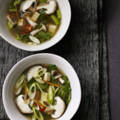 Vegan miso broth
