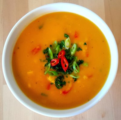 SWEET POTATO CHILLI CHOWDER