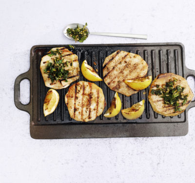 Chargrilled Celeriac Steaks BBQ