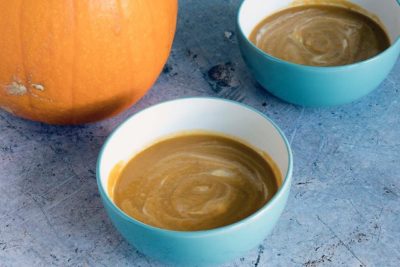 Vegan spiced butternut squash potato soup by Cook Veggielicious
