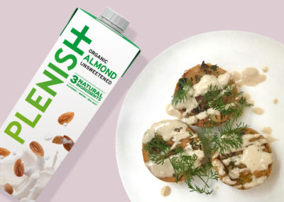 Plant-based chickpea frittata