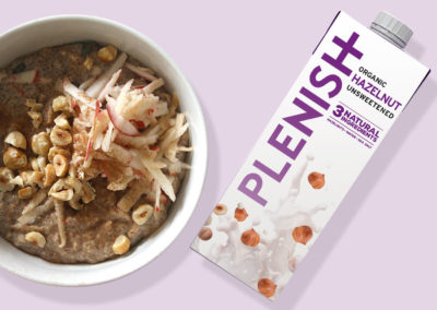 Hazelnut and apple overnight seeds