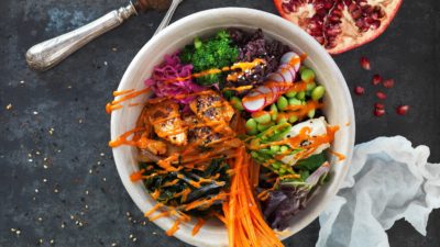 Oumph vegan Buddha Bowl