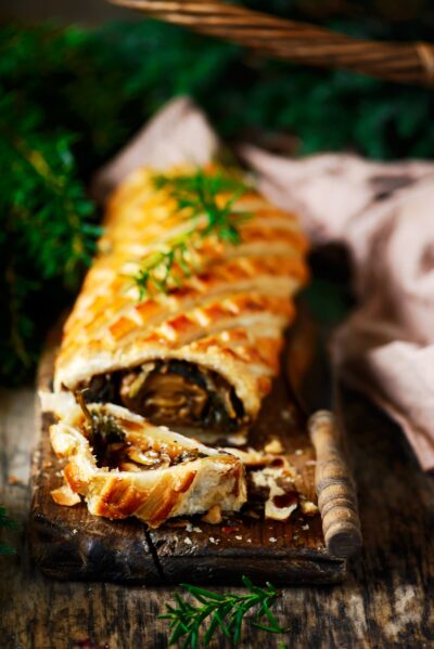 Vegan mushroom wellington