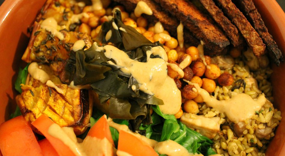 Tempeh bacon bowl recipe