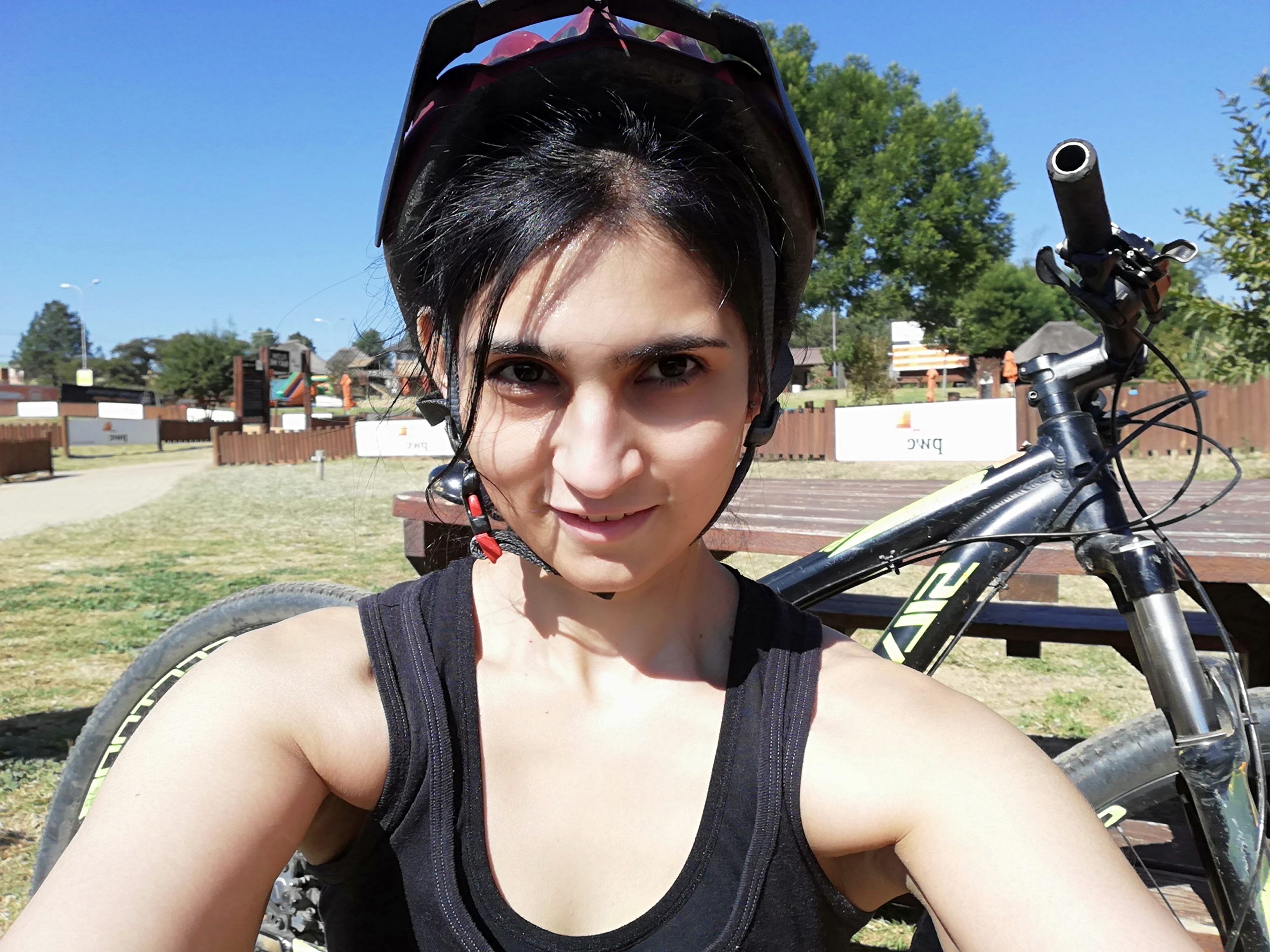 Jyoti preparing for Cycle India 2020