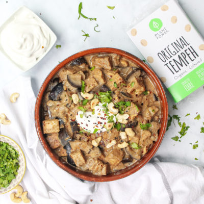 Aubergine and Tempeh Massaman Curry