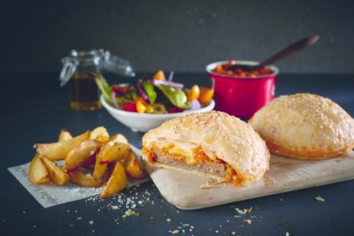 Vegan chaka-lekka burger pie