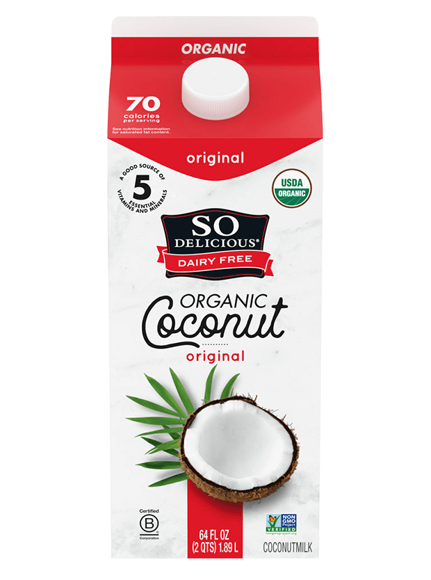 So Delicious Coconut Milk, one of our key vegan supermarket essentials