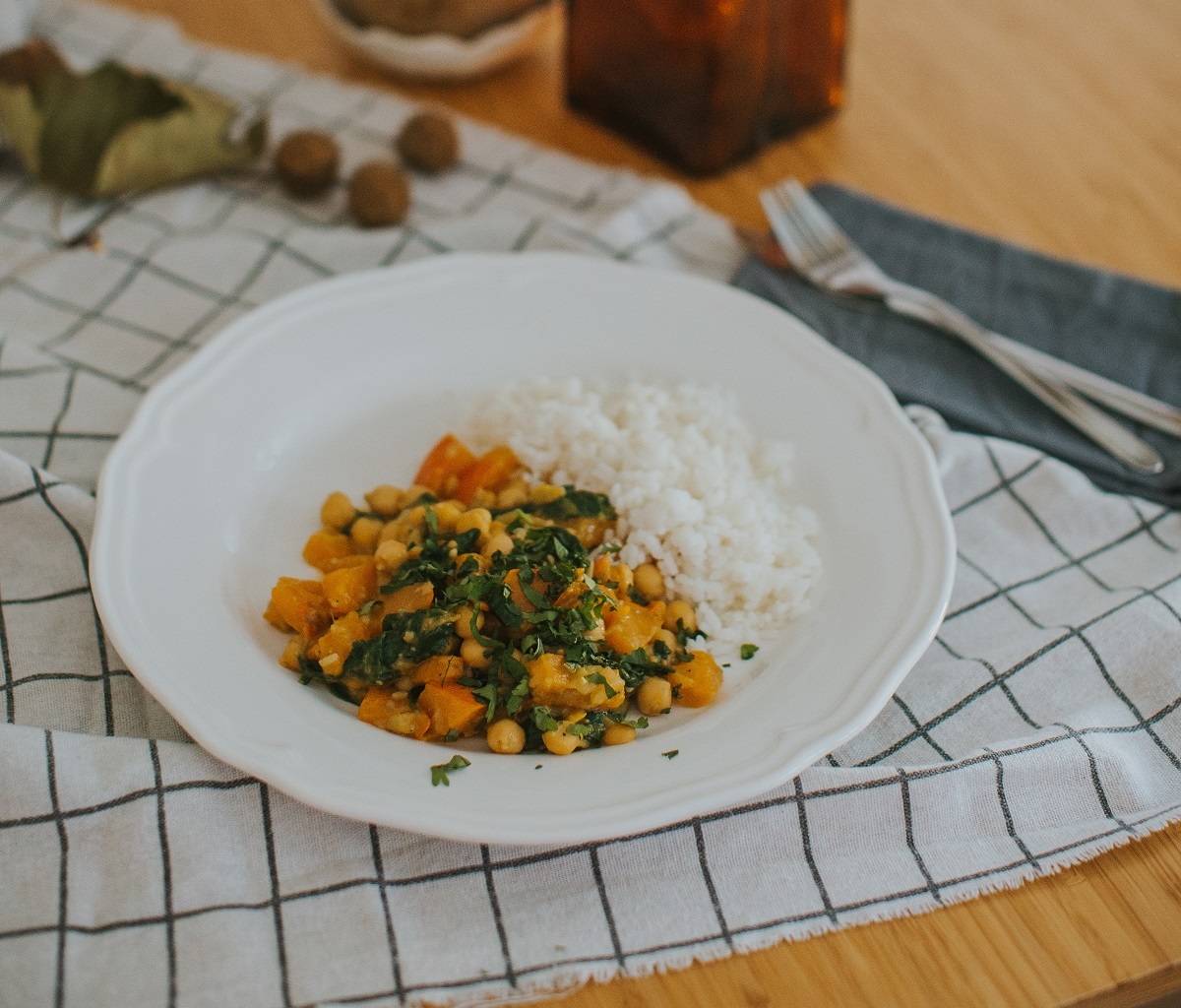 Butternut Squash and Chickpea Curry