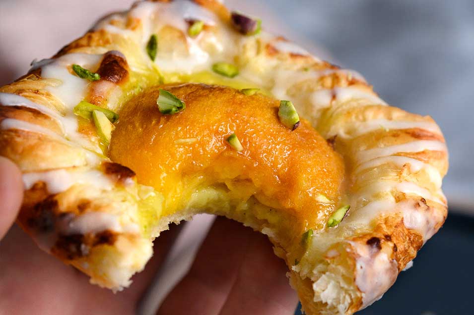 Peach Danish Pastries