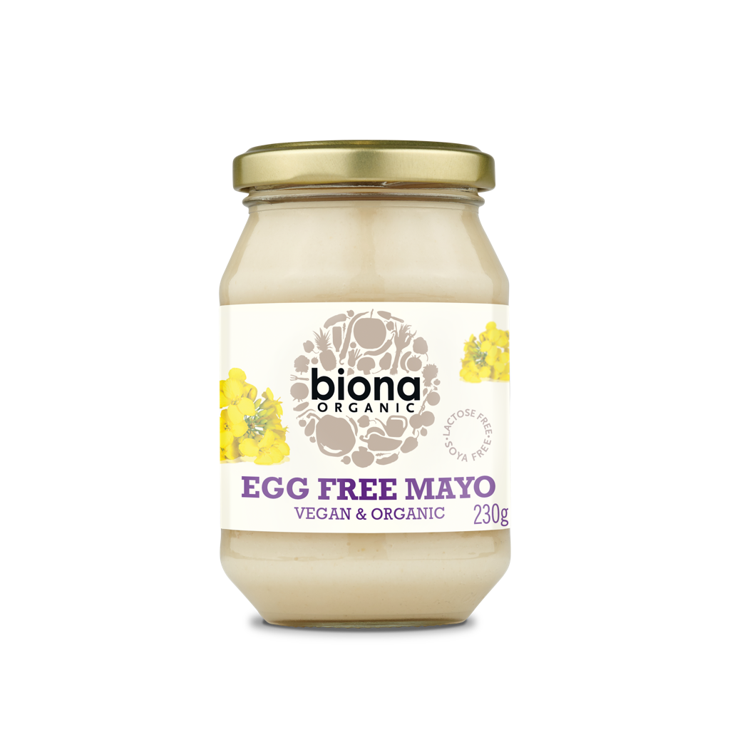 A jar of Biona Organic mayonnaise
