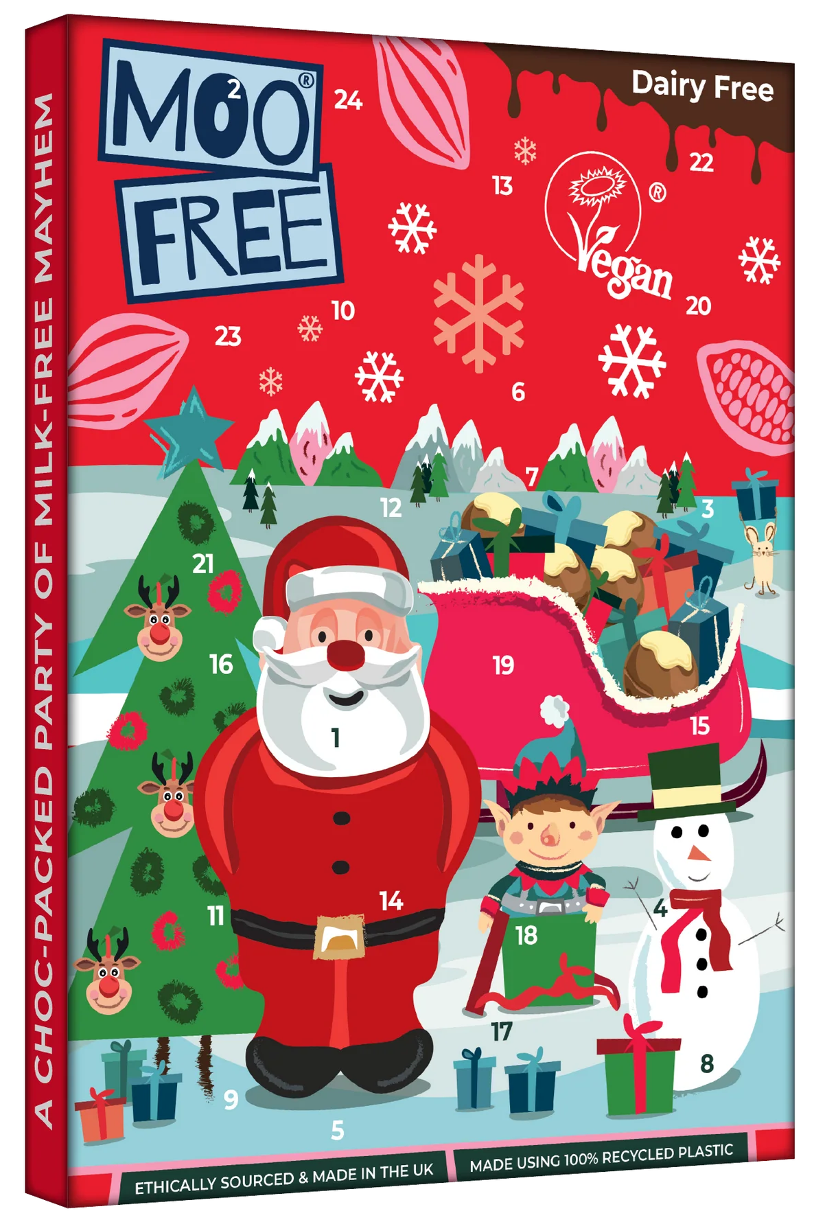 Moo Free Dairy-Free Chocolate Advent Calendar