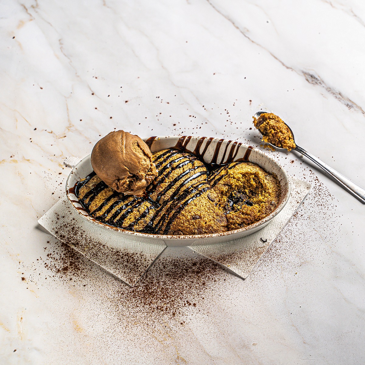 vegan banana chocolate crepe