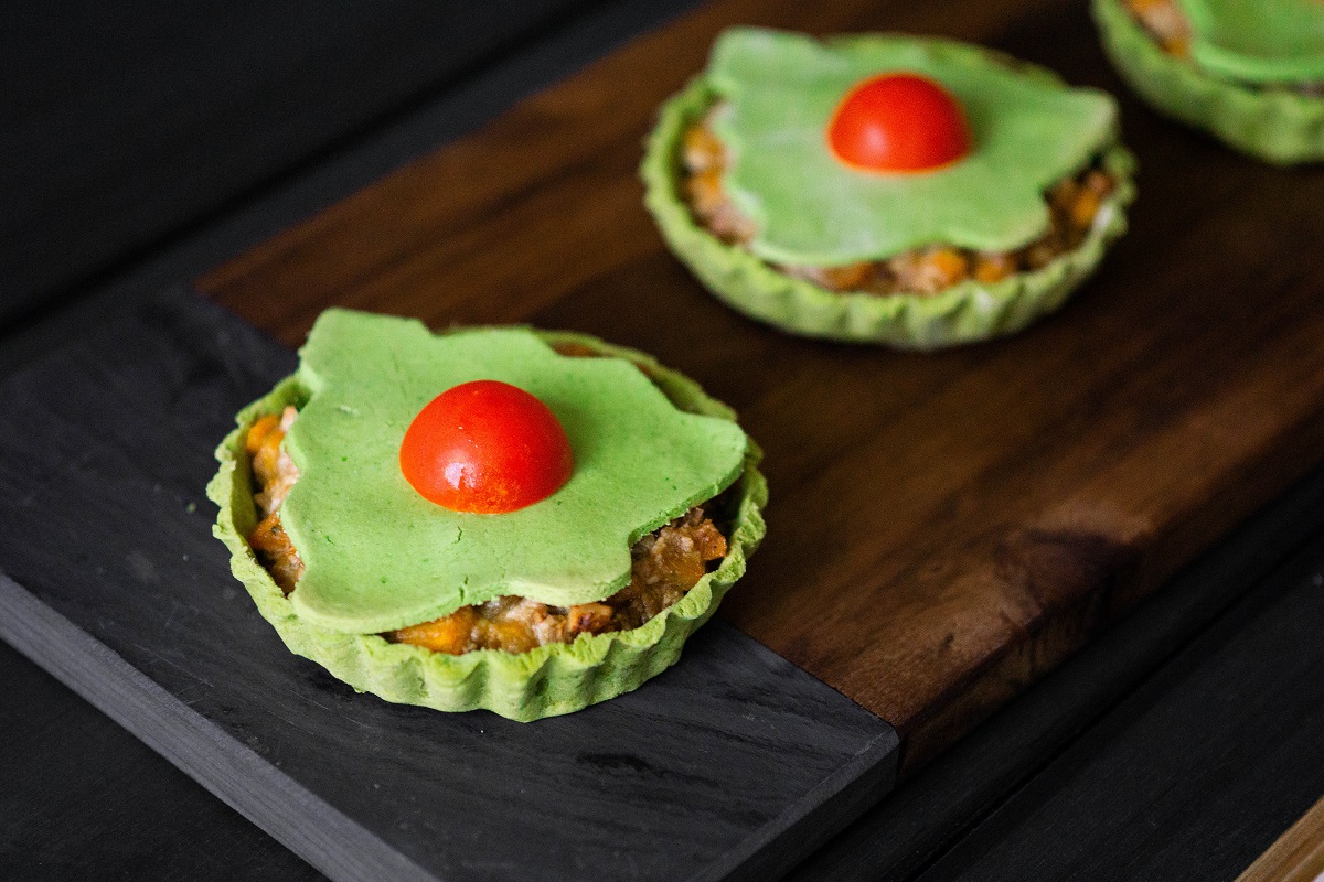 Christmas Tree Tarts by Chef Student Ingrida Jurkeviciute