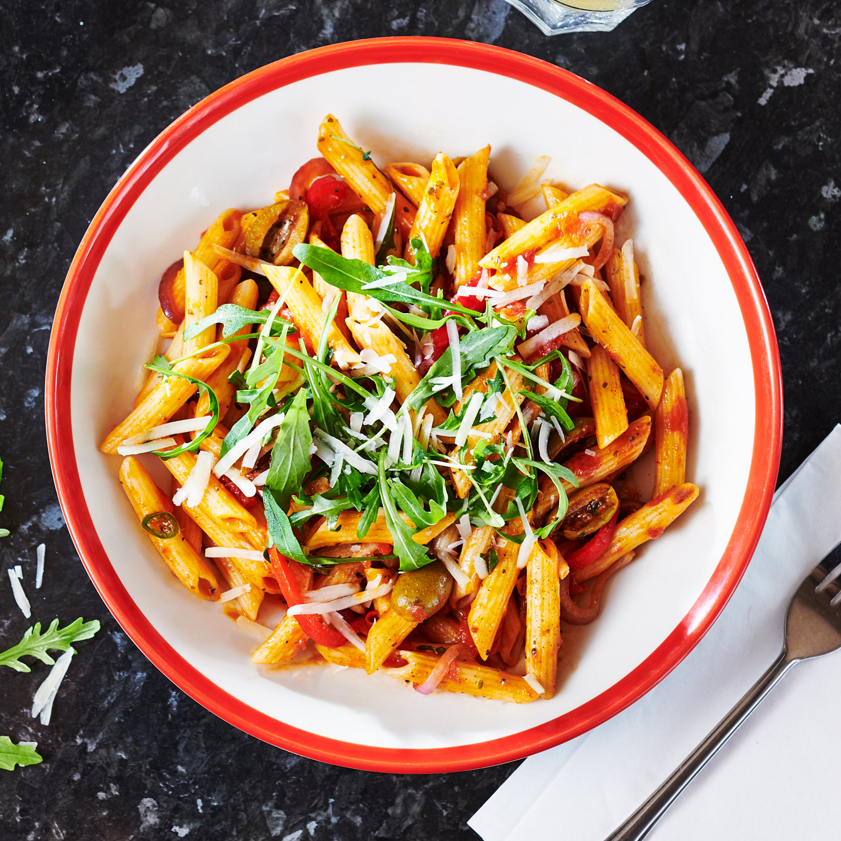 Penne arrabiata
