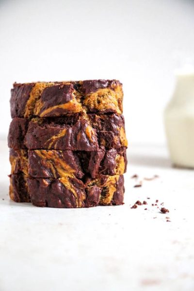 Marbled Chocolate Banana Bread