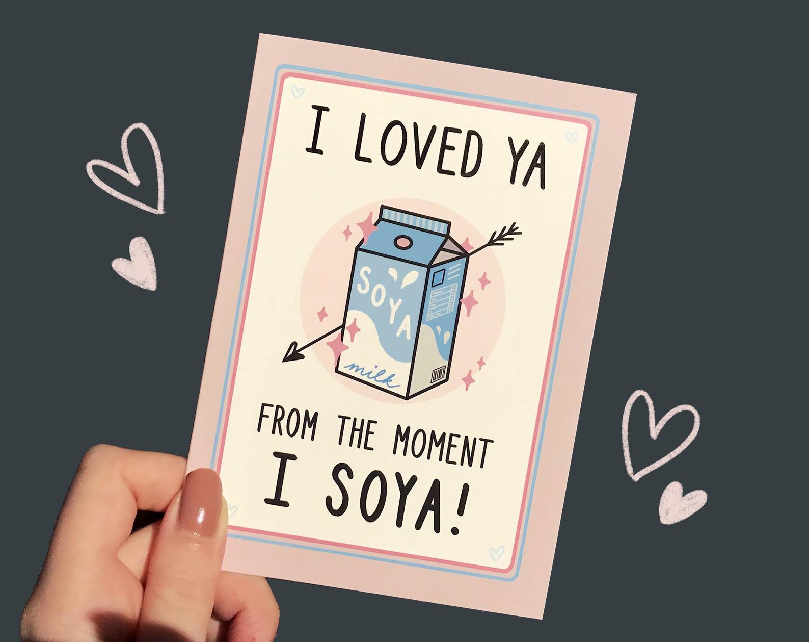 Vegan Valentine's gift card