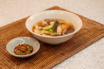 Courgette & Potato Sujebi