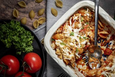 Vegan Tuna Pasta Bake